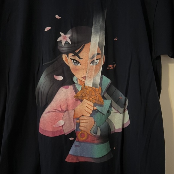 T-shirt Mulan size M Black - Picture 2 of 2